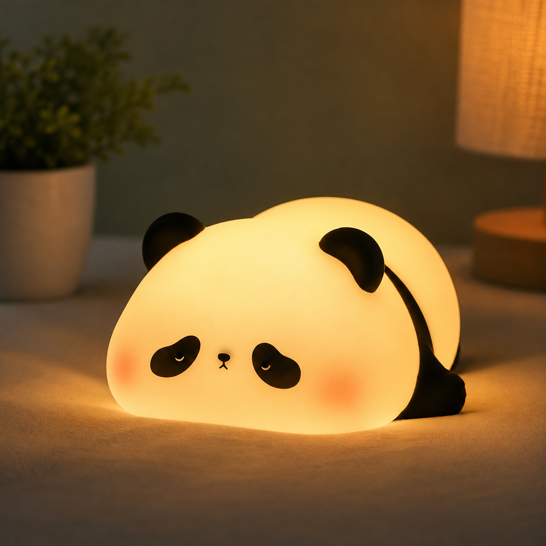 Cute Panda LED Night Lamp – Soft Glow Sleep Light