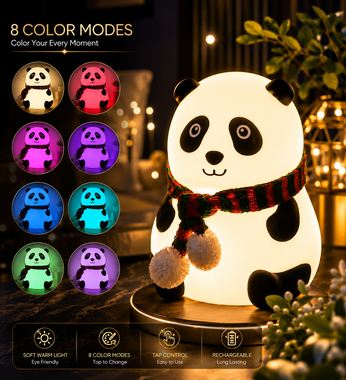 PandaGlow — Your Cozy Night Partner